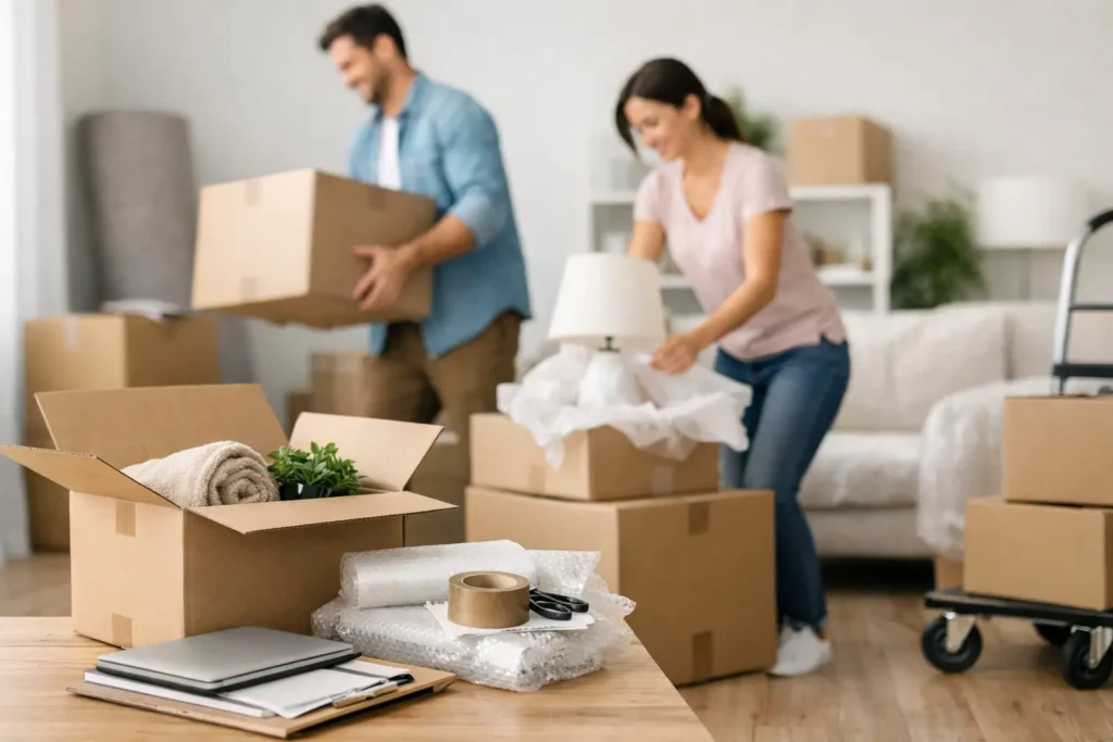 Como organizar mudança residencial completa