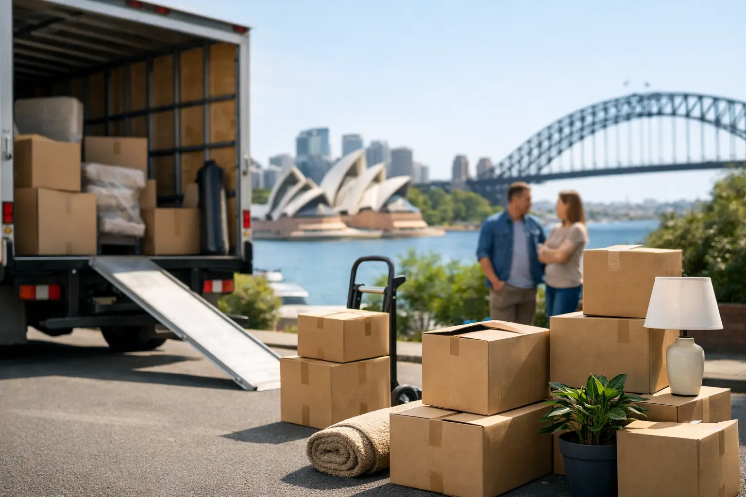 Quanto custa uma mudança local em Sydney?