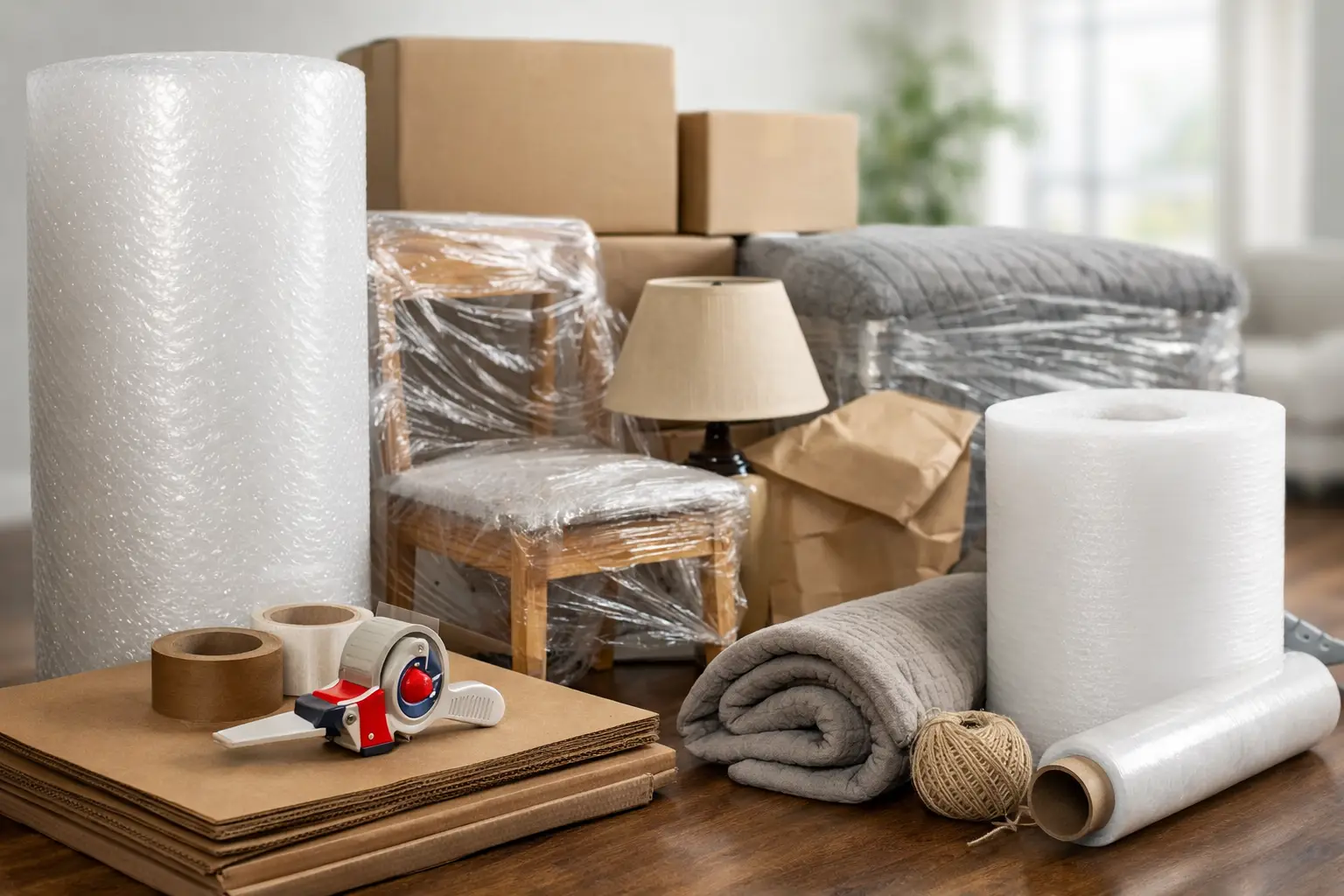 Best Packing Materials for Furniture Moves